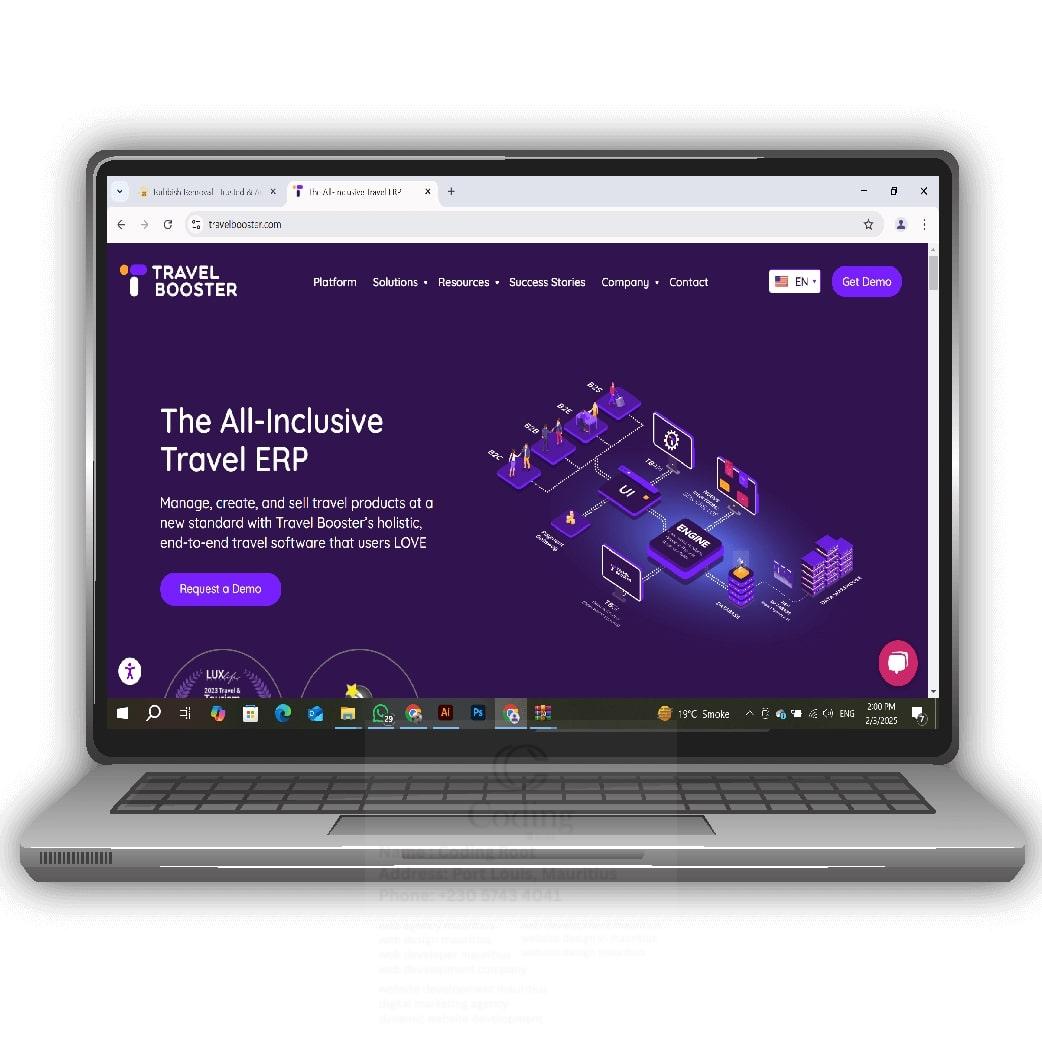 Custom website development Mauritius by CodingRoot