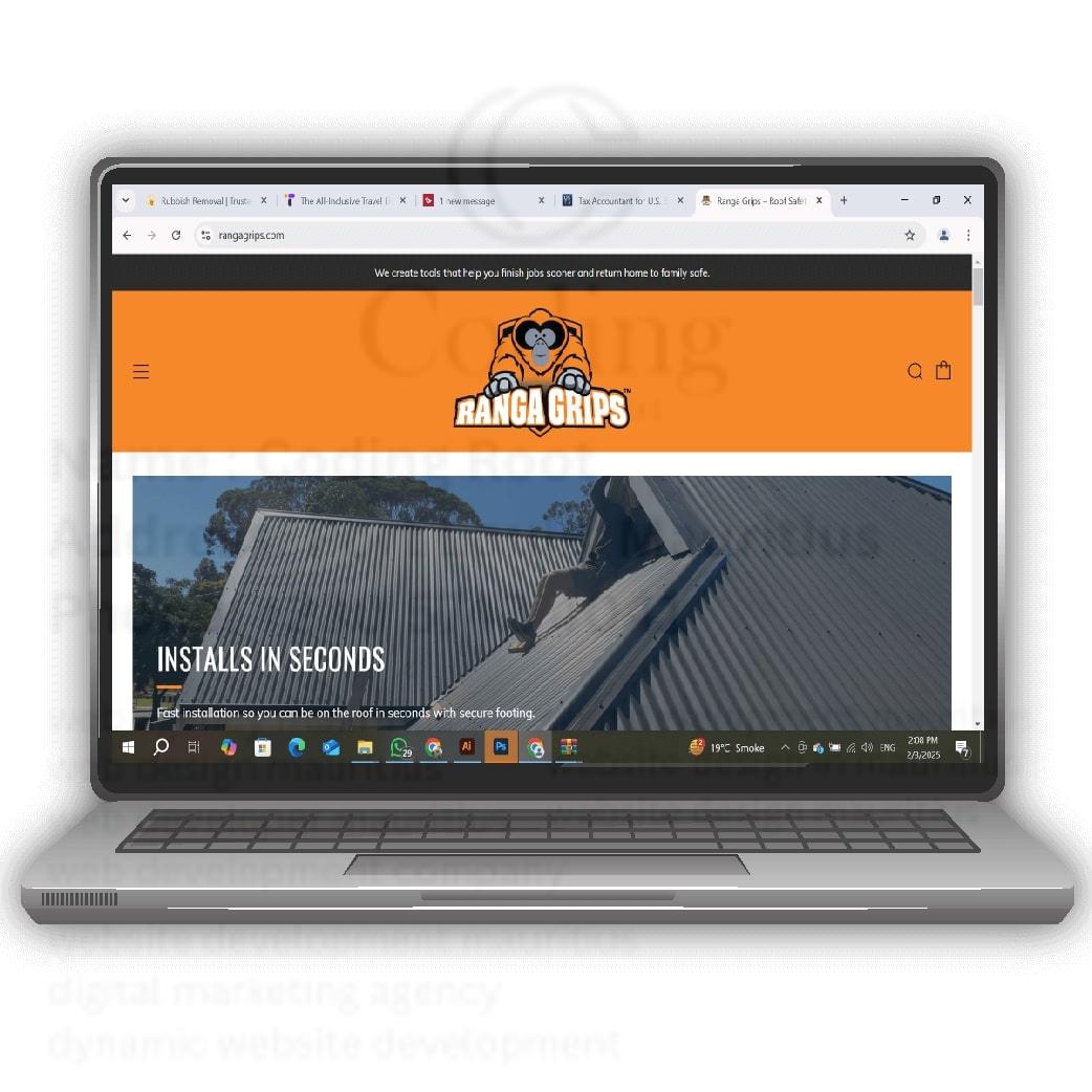 Website development Mauritius project by CodingRoot